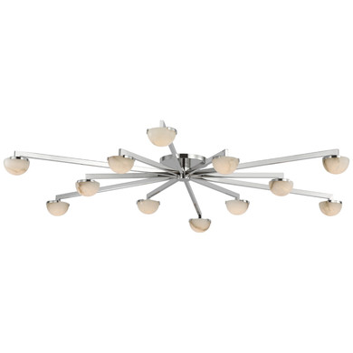 Flush Mounts Multi-Port/Cluster by Visual Comfort Signature ( 268 | KW 4624PN-ALB Pedra ) 