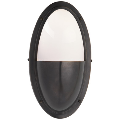 Exterior Sconces by Visual Comfort Signature ( 268 | TOB 2209BZ-WG Pelham ) 