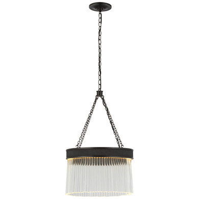 Mini Chandeliers Glass Shade by Visual Comfort Signature ( 268 | S 5171BZ-CG Menil ) 