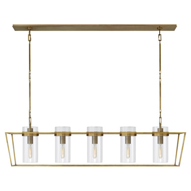 Linear/Island Open Frame by Visual Comfort Signature ( 268 | S 5177HAB-CG Presidio ) 