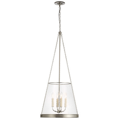 Foyer/Hall Lanterns Glass w/Frame by Visual Comfort Signature ( 268 | S 5182PN-CG Reese ) 