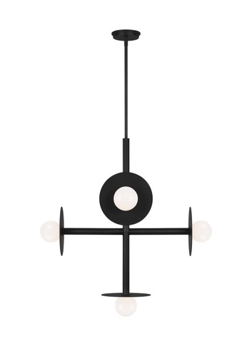 Mid. Chandeliers Starburst by Visual Comfort Studio ( 454 | KC1035MBK Nodes ) 