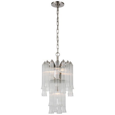 Mini Chandeliers Empire/Basket by Visual Comfort Signature ( 268 | JN 5250PN-CG Lorelei ) 