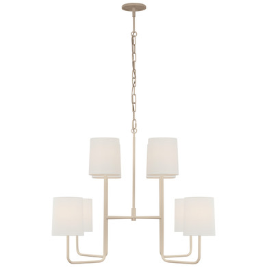 Mid. Chandeliers Candle by Visual Comfort Signature ( 268 | BBL 5083CW-L Go Lightly ) 