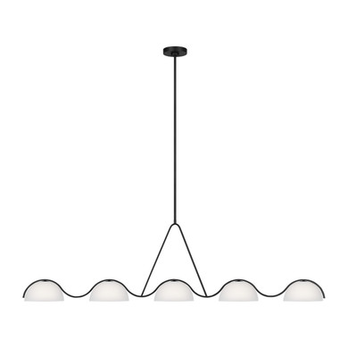 Linear/Island 4 Light + by Visual Comfort Studio ( 454 | KC1125MBK Nido ) 