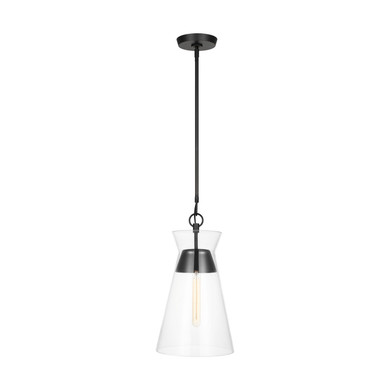 Pendants Glass Down by Visual Comfort Studio ( 454 | CP1021AI Atlantic ) 