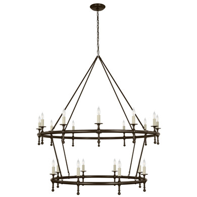 Large Chandeliers Candle by Visual Comfort Signature ( 268 | CHC 5825BZ Classic ) 