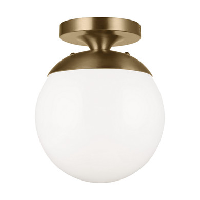Semi-Flush Mts. Glass Down by Visual Comfort Studio ( 454 | 7518EN3-848 Leo - Hanging Globe ) 