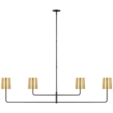 Linear/Island 4 Light + by Visual Comfort Signature ( 268 | BBL 5087BZ-SB Go Lightly ) 