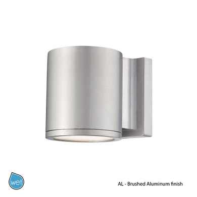Exterior Wall Mt./Flush by W.A.C. Lighting ( 34 | WS-W2605-AL Tube ) 