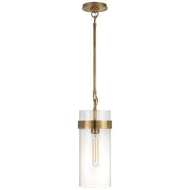 Mini Pendants Glass Down by Visual Comfort Signature ( 268 | S 5673HAB-CG Presidio ) 