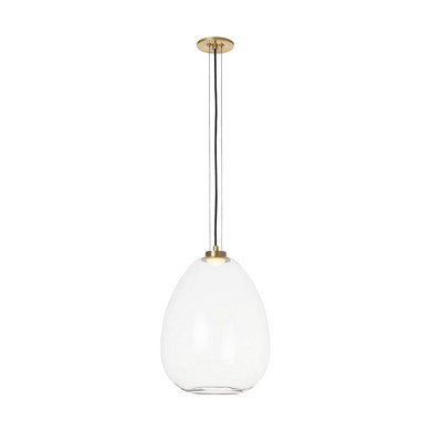 Pendants Glass Down by Visual Comfort Modern ( 182 | 700TDKPR13CNB-LED927 Kapoor ) 