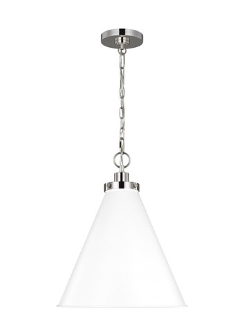 Pendants Metal Shade by Visual Comfort Studio ( 454 | CP1271MWTPN Wellfleet ) 