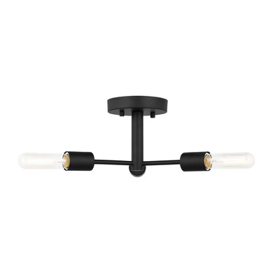 Semi-Flush Mts. Exposed Lamps by Visual Comfort Studio ( 454 | 7700503-112 Axis ) 