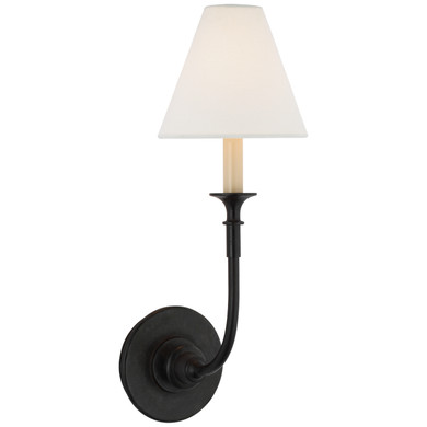 Sconces Single Candle by Visual Comfort Signature ( 268 | TOB 2450AI-L Piaf ) 