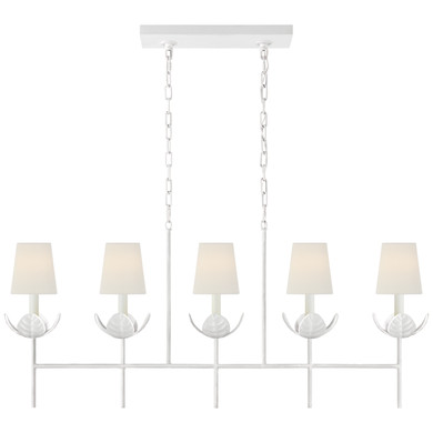 Linear/Island 4 Light + by Visual Comfort Signature ( 268 | JN 5630PW-L Illana ) 