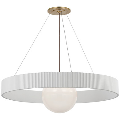 Large Chandeliers Glass Shade by Visual Comfort Signature ( 268 | WS 5001HAB/WHT-WG Arena ) 