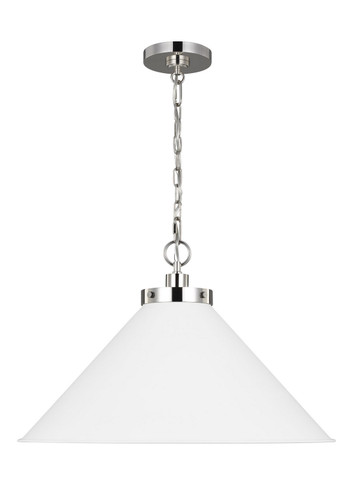 Pendants Metal Shade by Visual Comfort Studio ( 454 | CP1311MWTPN Wellfleet ) 