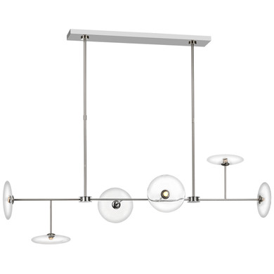 Linear/Island 4 Light + by Visual Comfort Signature ( 268 | S 5695PN-CG Calvino ) 