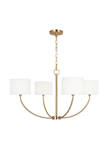 Mid. Chandeliers Drum Shade by Visual Comfort Studio ( 454 | KSC1034BBS Sawyer ) 