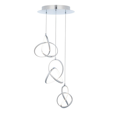 Linear/Island Multi-port/Cascade by W.A.C. Lighting ( 34 | PD-84903R-CH Vornado ) 