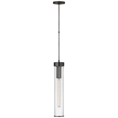 Mini Pendants Glass Down by Visual Comfort Signature ( 268 | KW 5118BZ-CG Liaison ) 