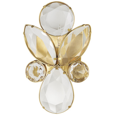 Sconces Single Glass by Visual Comfort Signature ( 268 | KS 2015SB-CG Lloyd ) 