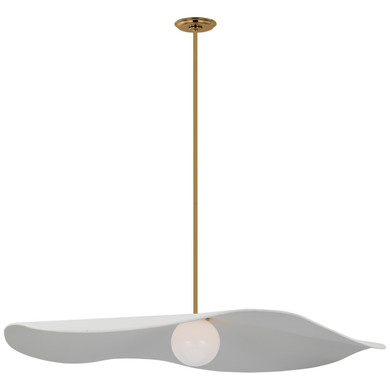 Pendants Glass Down by Visual Comfort Signature ( 268 | WS 5042HAB-WHT Mahalo ) 