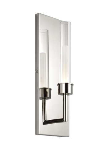 Sconces Single Glass by Visual Comfort Modern ( 182 | 700WSLNG1N-LED930 Linger ) 