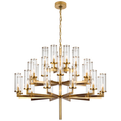 Large Chandeliers Glass Shade by Visual Comfort Signature ( 268 | KW 5202AB-CG Liaison ) 