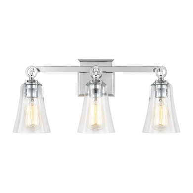 Bathroom Fixtures Three Lights by Visual Comfort Studio ( 454 | VS24703CH Monterro ) 