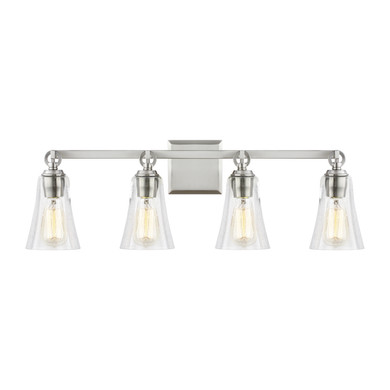 Bathroom Fixtures Four Lights by Visual Comfort Studio ( 454 | VS24704SN Monterro ) 