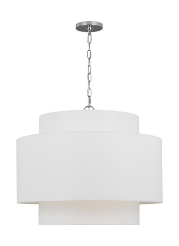 Mid. Chandeliers Drum Shade by Visual Comfort Studio ( 454 | KSP1043PN Sawyer ) 