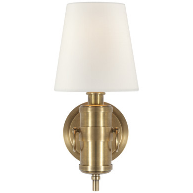Sconces Single Candle by Visual Comfort Signature ( 268 | TOB 2730HAB-L Jonathan ) 