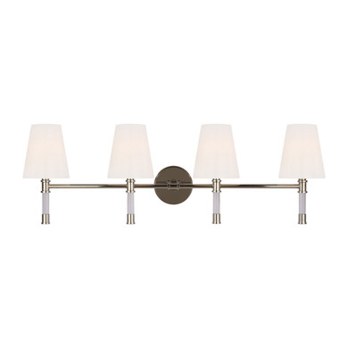 Bathroom Fixtures Four Lights by Visual Comfort Studio ( 454 | CV1054PN Hanover ) 