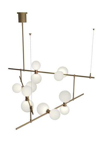 Large Chandeliers Geometric/Linear by Visual Comfort Modern ( 182 | 700MDCHGRR ModernRail ) 