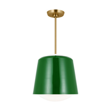Pendants Metal Shade by Visual Comfort Studio ( 454 | KSP1141GRN Draper ) 