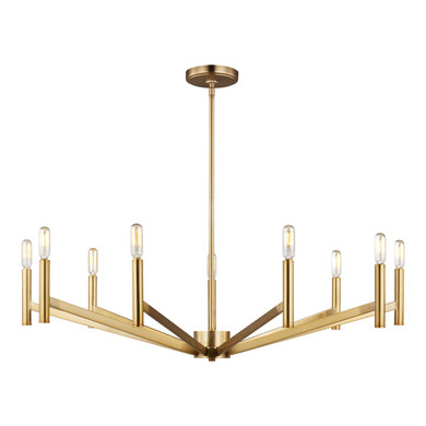 Mid. Chandeliers Candle by Visual Comfort Studio ( 454 | 3124309EN-848 Vector ) 
