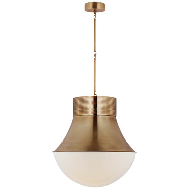 Pendants Glass Down by Visual Comfort Signature ( 268 | KW 5226AB-WG Precision ) 
