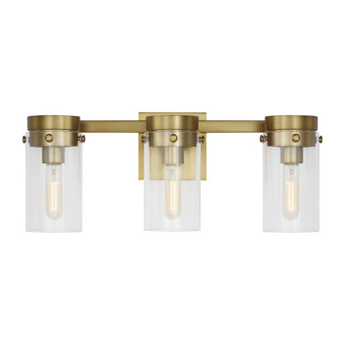 Bathroom Fixtures Three Lights by Visual Comfort Studio ( 454 | CW1003BBS Garrett ) 