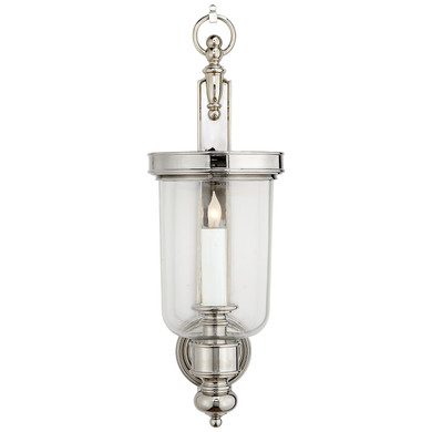 Sconces Single Glass by Visual Comfort Signature ( 268 | CHD 2102PN Georgian ) 