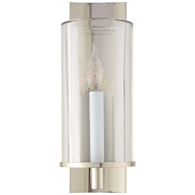 Sconces Single Glass by Visual Comfort Signature ( 268 | ARN 2010PN-CG Truffaut ) 