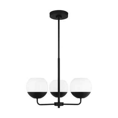 Mid. Chandeliers Glass Up by Visual Comfort Studio ( 454 | 3168103-112 Alvin ) 