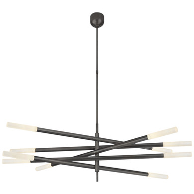 Large Chandeliers Starburst by Visual Comfort Signature ( 268 | KW 5587BZ-EC Rousseau ) 