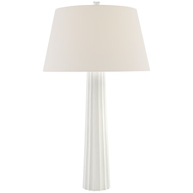 Lamps Table by Visual Comfort Signature ( 268 | CHA 8906WHT-L Fluted Spire ) 