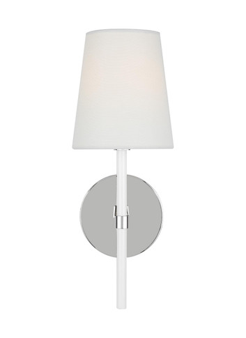 Sconces Single Candle by Visual Comfort Studio ( 454 | KSW1081PNGW Monroe ) 