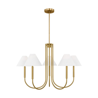Large Chandeliers Candle by Visual Comfort Studio ( 454 | DJC1035SB Porteau ) 
