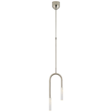 Mini Pendants Glass Down by Visual Comfort Signature ( 268 | KW 5590PN-SG Rousseau ) 