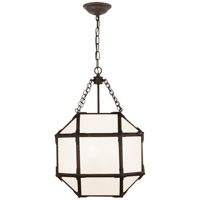 Foyer/Hall Lanterns Glass w/Frame by Visual Comfort Signature ( 268 | SK 5008AZ-WG Morris ) 