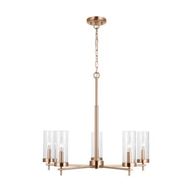 Mid. Chandeliers Glass Up by Visual Comfort Studio ( 454 | 3190305EN-848 Zire ) 